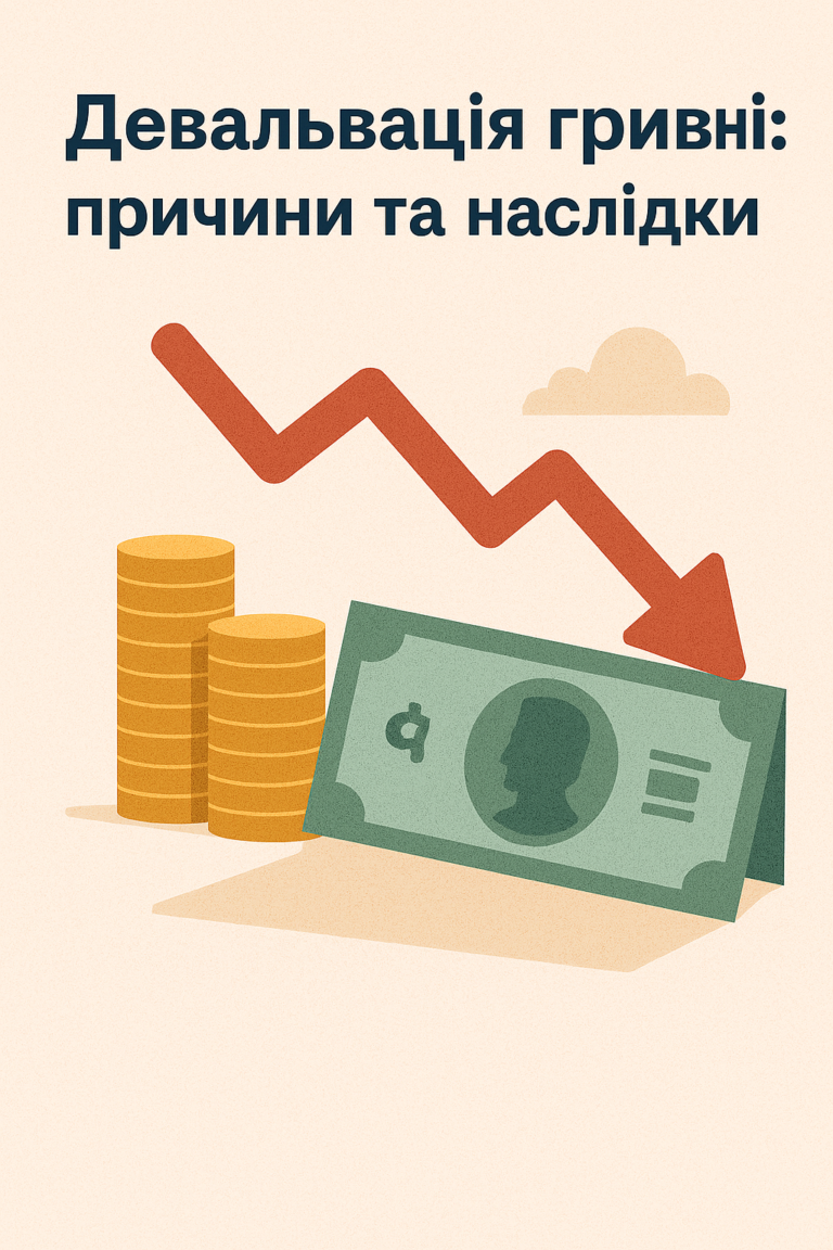 Девальвація гривні: причини та наслідки