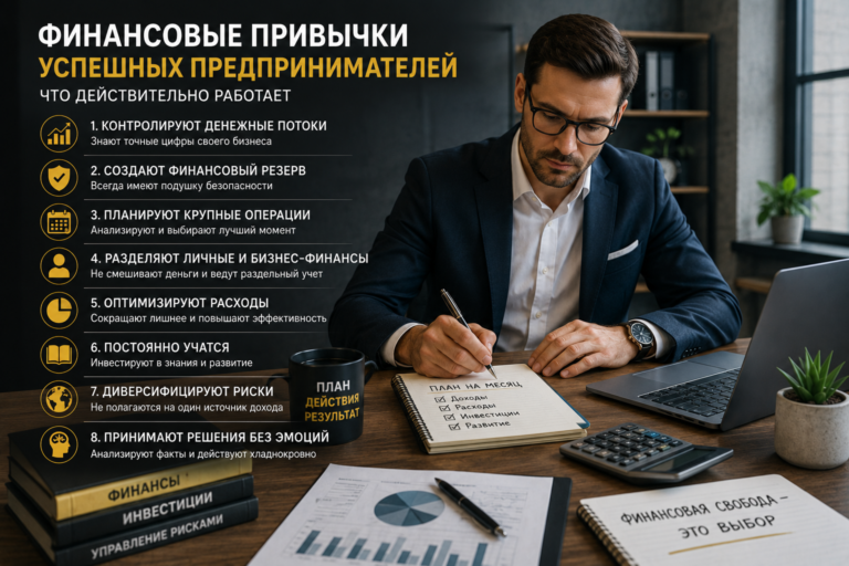 Финансовые привычки успешных предпринимателей и эффективное управление деньгами